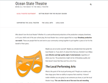 Tablet Screenshot of oceanstatetheatre.org